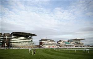 LIVERPOOL, ENGLAND - APRIL 08: A general view of empty spectator stands at Aintree Racecourse in Liverpool before the Liverpool NHS Day of the 2021 Randox Health Grand National Festival at Aintree Racecourse on April 8, 2021 in Liverpool, England. (Photo by Tim Goode - Pool/Getty Images)