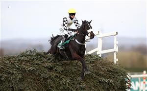 LIVERPOOL, ENGLAND - APRIL 08: Cousin Pascal ridden by James King (right) in action in the Rose Paterson Randox Foxhunters' Open Hunters' Chase during the Liverpool NHS Day of the 2021 Randox Health Grand National Festival at Aintree Racecourse on April 8, 2021 in Liverpool, England. (Photo by Tim Goode - Pool/Getty Images)