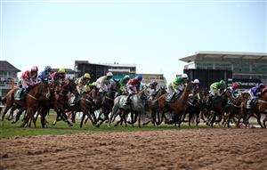 LIVERPOOL, ENGLAND - APRIL 10: Runners and riders at the start of the Randox Grand National Handicap Chase during Grand National Day of the 2021 Randox Health Grand National Festival at Aintree Racecourse on April 10, 2021 in Liverpool, England. (Photo by Tim Goode - Pool/Getty Images)