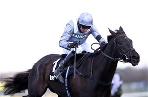 LIVERPOOL, ENGLAND - APRIL 10: My Drogo ridden by Harry Skelton wins the Betway Mersey Novices' Hurdle during Grand National Day of the 2021 Randox Health Grand National Festival at Aintree Racecourse on April 10, 2021 in Liverpool, England. (Photo by Tim Goode - Pool / Getty Images)