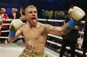 MIAMI, FLORIDA - JANUARY 30: Jake Paul celebrates after defeating AnEsonGib in a first round knockout during their fight at Meridian at Island Gardens on January 30, 2020 in Miami, Florida. (Photo by Michael Reaves/Getty Images)