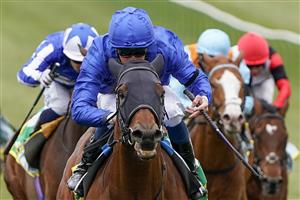 NEWMARKET, ENGLAND - APRIL 15: William Buick riding Master Of The Seas win The bet365 Craven Stakes at Newmarket Racecourse on April 15, 2021 in Newmarket, England. Sporting venues around the UK remain under restrictions due to the Coronavirus Pandemic. Only owners are allowed to attend the meeting but the public must wait until further restrictions are lifted. (Photo by Alan Crowhurst/Getty Images)
