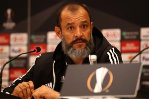 ISTANBUL, TURKEY - OCTOBER 03: Wolverhampton Wanderers Manager Head Coach, Nuno Espirito Santo speaks to the media in the official press conference prior to the UEFA Europa League group K match between Besiktas and Wolverhampton Wanderers at The Ritz-Carlton on October 02, 2019 in Istanbul, Turkey. (Getty Images)