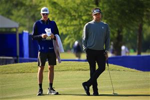 NEW ORLEANS, LOUISIANA - APRIL 22: Bubba Watson and Caddie Ted Scott wait to putt on the 14th green during the first round of the Zurich Classic of New Orleans at TPC Louisiana on April 22, 2021 in New Orleans, Louisiana. (Getty Images)
