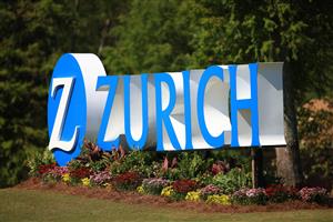 NEW ORLEANS, LOUISIANA - APRIL 22: Zurich signage is seen during the first round of the Zurich Classic of New Orleans at TPC Louisiana on April 22, 2021 in New Orleans, Louisiana. (Getty Images)