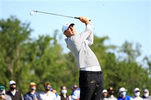 NEW ORLEANS, LOUISIANA - APRIL 22: Scottie Scheffler plays his shot from the 17th tee during the first round of the Zurich Classic of New Orleans at TPC Louisiana on April 22, 2021 in New Orleans, Louisiana. (Getty Images)