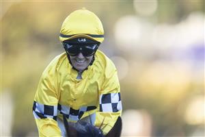 SYDNEY, AUSTRALIA - APRIL 24: Rachel King smiles after winning race 8 the Yarraman Park Handicap on Rocha Clock during Sydney Racing at Royal Randwick Racecourse on April 24, 2021 in Sydney, Australia. (Photo by Jenny Evans/Getty Images)
