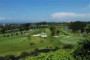 SINGAPORE, SINGAPORE - APRIL 26: A general view of the course prior to the HSBC Women's World Championship at Sentosa Golf Club on April 26, 2021 in Singapore. (Getty Images)
