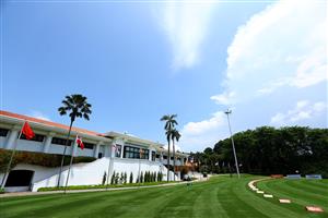 SINGAPORE, SINGAPORE - APRIL 26: A general view of the driving range prior to the HSBC Women's World Championship at Sentosa Golf Club on April 26, 2021 in Singapore. (Getty Images)