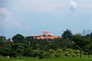 SINGAPORE, SINGAPORE - APRIL 26: A general view of the clubhouse prior to the HSBC Women's World Championship at Sentosa Golf Club on April 26, 2021 in Singapore. (Getty Images)