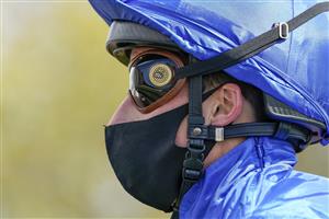 NEWMARKET, ENGLAND - MAY 01: William Buick at Newmarket Racecourse on May 01, 2021 in Newmarket, England. Only owners are allowed to attend the meeting but the public must wait until further restrictions are lifted. (Photo by Alan Crowhurst/Getty Images)