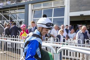 SYDNEY, AUSTRALIA - MAY 01: Joshua Parr smiles after winning race 2 the Blakes Marine Benchmark 78 Handicap during Hawkesbury Cup Race Day at Hawkesbury Race Club on May 01, 2021 in Sydney, Australia. (Photo by Jenny Evans/Getty Images)