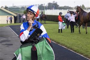 SYDNEY, AUSTRALIA - MAY 01: Nash Rawiller returns to scale after winning
race 3 the TAB Highway Handicap during Hawkesbury Cup Race Day at Hawkesbury Race Club on May 01, 2021 in Sydney, Australia. (Photo by Jenny Evans/Getty Images)