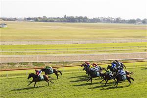 SYDNEY, AUSTRALIA - MAY 01: Nash Rawiller on Sweet Deal wins race 5 the Killahy Equine Hawkesbury Crown during Hawkesbury Cup Race Day at Hawkesbury Race Club on May 01, 2021 in Sydney, Australia. (Photo by Jenny Evans/Getty Images)