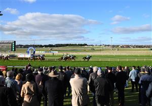 WARRNAMBOOL, AUSTRALIA - MAY 04: Damien Oliver riding La Vina winning race 9, Choices Flooring By Swintons Bm70, on Brierly Day during the Warrnambool Jumps Carnival at Warrnambool Racing Club on May 04, 2021 in Warrnambool, Australia. (Photo by Vince Caligiuri/Getty Images)