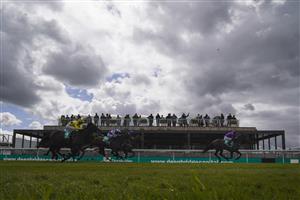 CHESTER, ENGLAND - MAY 06: Paul Hanagan riding Master Zoffany win The Deepbridge Estate Planning Service Handicap as owners watch the action at Chester Racecourse on May 06, 2021 in Chester, England. Only owners are allowed to attend the meeting but the public must wait until further restrictions are lifted. (Photo by Alan Crowhurst/Getty Images)