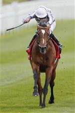 CHESTER, ENGLAND - MAY 06: Ryan Moore riding Japan win The tote+ Pays You More At tote.co.uk Ormonde Stakes at Chester Racecourse on May 06, 2021 in Chester, England. Only owners are allowed to attend the meeting but the public must wait until further restrictions are lifted. (Photo by Alan Crowhurst/Getty Images)