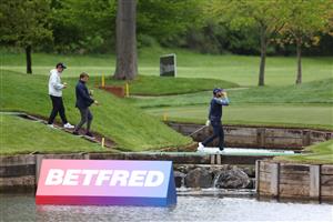 SUTTON COLDFIELD, ENGLAND - MAY 11: Danny Willett of England walks onto the tenth green as he plays a practice round during previews ahead of The Betfred British Masters hosted by Danny Willett at The Belfry on May 11, 2021 in Sutton Coldfield, England. (Getty Images)