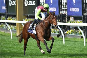 MELBOURNE, AUSTRALIA - MAY 15: Teodore Nugent riding Bons Abroad winning race 5, the Curragh Leilani, during Melbourne Racing at Flemington Racecourse on May 15, 2021 in Melbourne, Australia. (Photo by Vince Caligiuri/Getty Images)
