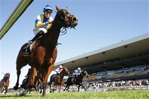 SYDNEY, AUSTRALIA - MAY 22: Louise Day on Charleise wins race 3 the Cellarbrations Handicap during Sydney Racing at Rosehill Gardens on May 22, 2021 in Sydney, Australia. (Photo by Mark Evans/Getty Images)