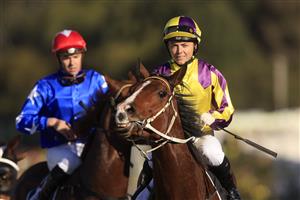 SYDNEY, AUSTRALIA - MAY 22: Mikayla Weir on Rebel Rama returns to scale after winning race 6 the De Bortoli Wines Handicap during Sydney Racing at Rosehill Gardens on May 22, 2021 in Sydney, Australia. (Photo by Mark Evans/Getty Images)