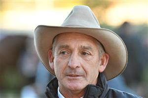 MELBOURNE, AUSTRALIA - MAY 22: Trainer Julien Welsh after Don't Doubt Dory won Race 9, the Victorian Jockeys Association Plate, during Melbourne Racing at Flemington Racecourse on May 22, 2021 in Melbourne, Australia. (Getty)