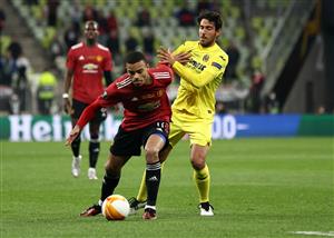 GDANSK, POLAND - MAY 26: Mason Greenwood of Manchester United battles for possession with Dani Parejo of Villarreal CF during the UEFA Europa League Final between Villarreal CF and Manchester United at Gdansk Arena on May 26, 2021 in Gdansk, Poland. (Getty Images)
