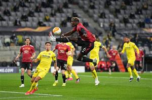 GDANSK, POLAND - MAY 26: Paul Pogba of Manchester United controls the ball during the UEFA Europa League Final between Villarreal CF and Manchester United at Gdansk Arena on May 26, 2021 in Gdansk, Poland. (Getty Images)