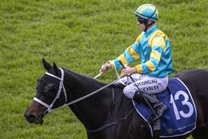 SYDNEY, AUSTRALIA - MAY 29: Jay Ford returns to scale after Lina's Hero wins race 8 the Precise Air Handicap during Sydney Racing at Royal Randwick Racecourse on May 29, 2021 in Sydney, Australia. (Getty)