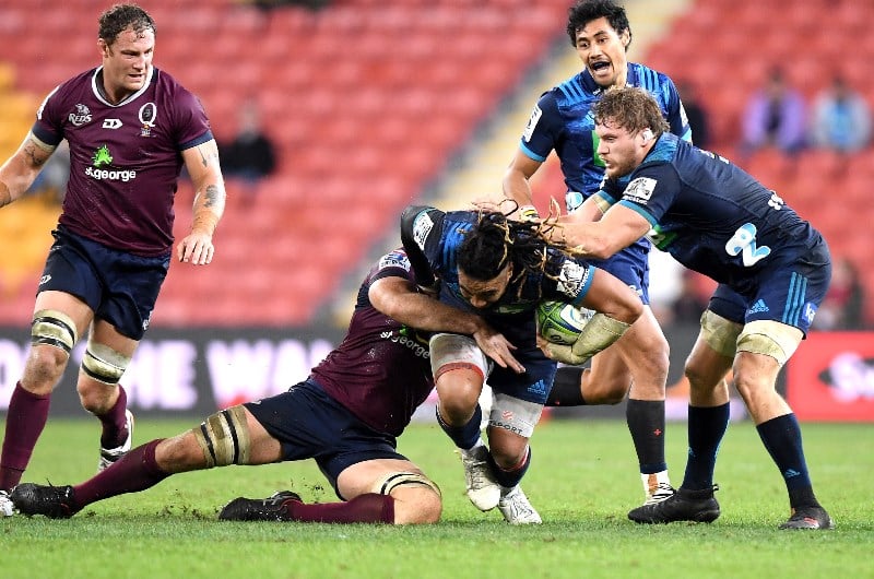 Blues vs Reds super rugby