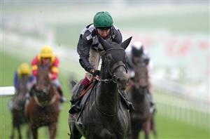 EPSOM, ENGLAND - JUNE 04: Blue Cup ridden by Oisin Murphy coming home to win the Cazoo Handicap at Epsom Racecourse on June 4, 2021 in Epsom, England. (Photo by John Walton - Pool/Getty Images)