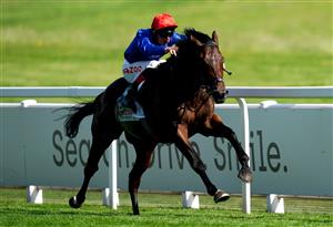 EPSOM, ENGLAND - JUNE 05: Adayar ridden by Adam Kirby on their way to winning the Cazoo Derby during day two of the Cazoo Derby Festival at Epsom Racecourse on June 5, 2021 in Epsom, England. (Photo by John Walton-Pool/Getty Images)