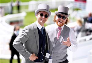 EPSOM, ENGLAND - JUNE 05: Racegoers during day two of the Cazoo Derby Festival at Epsom Racecourse on June 5, 2021 in Epsom, England. (Photo by John Walton - Pool/Getty Images)