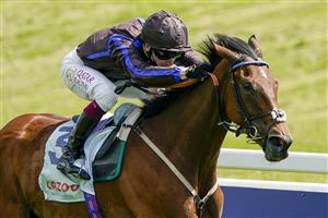 EPSOM, ENGLAND - JUNE 05: Oisin Murphy riding Parent's Prayer win The Princess Elizabeth Stakes at Epsom Racecourse on June 05, 2021 in Epsom, England. Due to the Coronavirus pandemic, only owners along with a limited number of the paying public will be allowed to attend the meeting. (Photo by Alan Crowhurst/Getty Images)