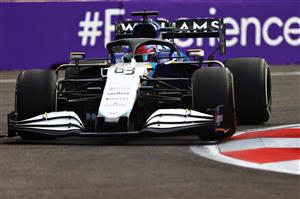 BAKU, AZERBAIJAN - JUNE 06: George Russell of Great Britain driving the (63) Williams Racing FW43B Mercedes on track during the F1 Grand Prix of Azerbaijan at Baku City Circuit on June 06, 2021 in Baku, Azerbaijan. (Getty Images)