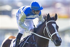 SYDNEY, AUSTRALIA - JUNE 05: Tommy Berry on Cape Breton returns to scale after winning race 1 the Bowermans Commercial Furniture Handicap during Sydney Racing at Rosehill Gardens on June 05, 2021 in Sydney, Australia. (Photo by Jenny Evans/Getty Images)