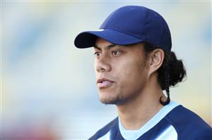 TOWNSVILLE, AUSTRALIA - JUNE 08: Jerome Luai speaks to the media during a New South Wales Blues State of Origin training session at Queensland Country Bank Stadium on June 08, 2021 in Townsville, Australia. (Photo by Mark Kolbe/Getty Images)