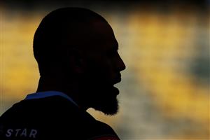 TOWNSVILLE, AUSTRALIA - JUNE 08: Josh Addo-Carr speaks to the media during a New South Wales Blues State of Origin training session at Queensland Country Bank Stadium on June 08, 2021 in Townsville, Australia. (Photo by Mark Kolbe/Getty Images)