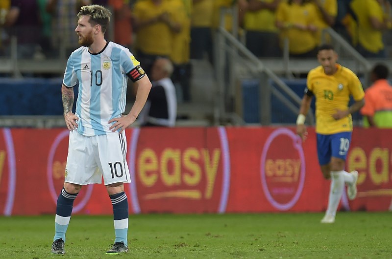 brazil argentina football neymar messi
