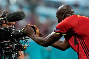 SAINT PETERSBURG, RUSSIA - JUNE 12: Romelu Lukaku of Belgium celebrates after scoring their side's first goal during the UEFA Euro 2020 Championship Group B match between Belgium and Russia on June 12, 2021 in Saint Petersburg, Russia. (Getty Images)
