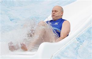 MELBOURNE, AUSTRALIA - JUNE 14: Billy Brownless, current TV personality and former Geelong player is seen during Big Freeze 7 at the Melbourne Cricket Ground on June 14, 2021 in Melbourne, Australia. (Photo by Michael Willson/AFL Photos via Getty Images)