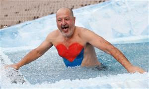 MELBOURNE, AUSTRALIA - JUNE 14: Russell Howcroft, businessman and media personality, is seen during Big Freeze 7 at the Melbourne Cricket Ground on June 14, 2021 in Melbourne, Australia. (Photo by Michael Willson/AFL Photos via Getty Images)