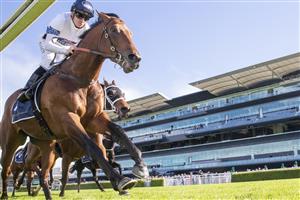 SYDNEY, AUSTRALIA - JUNE 12: Jason Collett (L) on Malkovich wins race 3 the City Tattersalls Club Handicap during Sydney Racing at Royal Randwick Racecourse on June 12, 2021 in Sydney, Australia. (Photo by Jenny Evans/Getty Images)