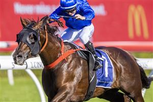 SYDNEY, AUSTRALIA - JUNE 12: Reece Jones on Gravina wins race 4 the 50 Year And Life Members Handicap during Sydney Racing at Royal Randwick Racecourse on June 12, 2021 in Sydney, Australia. (Photo by Jenny Evans/Getty Images)