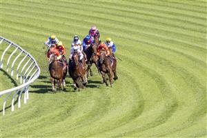 SYDNEY, AUSTRALIA - JUNE 12: Brodie Loy (white) on Verne wins race 1 the Fujitsu General Handicap during Sydney Racing at Royal Randwick Racecourse on June 12, 2021 in Sydney, Australia. (Photo by Jenny Evans/Getty Images)
