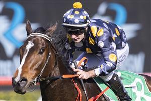 SYDNEY, AUSTRALIA - JUNE 12: Reece Jones on Casino Kid wins race 2 the Tab Highway Class 3 Plate during Sydney Racing at Royal Randwick Racecourse on June 12, 2021 in Sydney, Australia. (Photo by Jenny Evans/Getty Images)