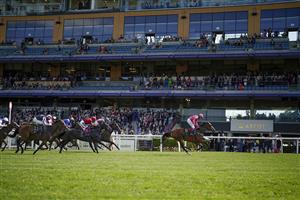 ASCOT, ENGLAND - JUNE 15: Cieren Fallon riding Oxted (R) win The King's Stand Stakes on day one of the Royal Ascot meeting at Ascot Racecourse on June 15, 2021 in Ascot, England. A total of twelve thousand racegoers made up of owners and the public are permitted to attend the meeting due to it being an Events Research Programme (ERP) set up by the Government due to the Coronavirus pandemic. (Photo by Alan Crowhurst/Getty Images)