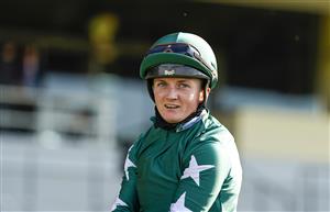 ASCOT, ENGLAND - JUNE 15: Hollie Doyle after riding Amtiyaz to win The Copper Horse Stakes on day one of the Royal Ascot meeting at Ascot Racecourse on June 15, 2021 in Ascot, England. A total of twelve thousand racegoers made up of owners and the public are permitted to attend the meeting due to it being an Events Research Programme (ERP) set up by the Government due to the Coronavirus pandemic. (Photo by Alan Crowhurst/Getty Images)