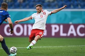 Poland's defender Maciej Rybus in action during the UEFA EURO 2020 Group E football match between Poland and Slovakia at the Saint Petersburg Stadium in Saint Petersburg on June 14, 2021. (Getty Images)