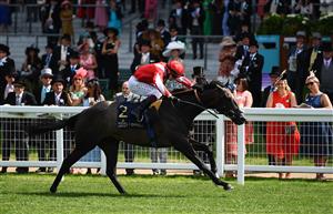 ASCOT, ENGLAND - JUNE 15: Oisin Murphy on board Berkshire Shadow after winning the Coventry Stakes on Day One of the Royol Ascot Meeting at Ascot Racecourse on June 15, 2021 in Ascot, England. A total of twelve thousand racegoers made up of Owners and the Public are permitted to attend the meeting due to it being an Events Research Programme (ERP) set up by the government due to the Coronavirus Pandemic. (Photo by Harry Trump/Getty Images)